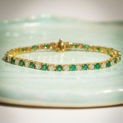 Venus Emerald Bracelet