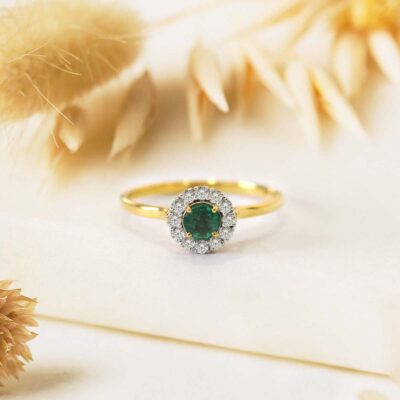Dia Emerald Ring