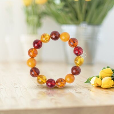 Multi Colour Amber Bracelet