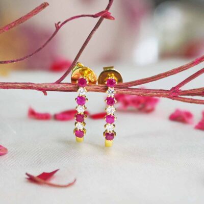 Aasma Ruby Earrings