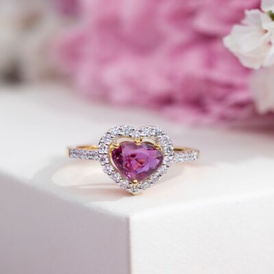 Elaine Heart Ring