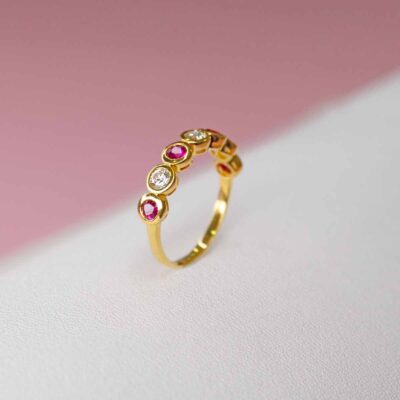 Mishka Ruby Diamond Ring