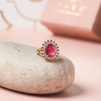 Noora Ruby Diamond Ring