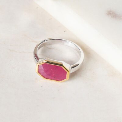 Octagon Ring (Plain Band)