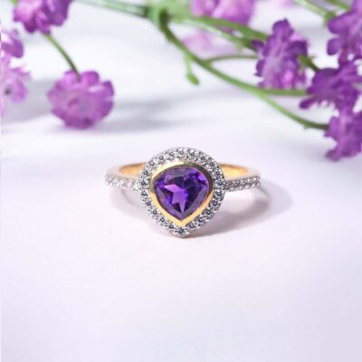 Viola Amethyst Ring