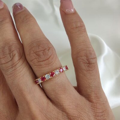 Venus Ruby Diamond Ring