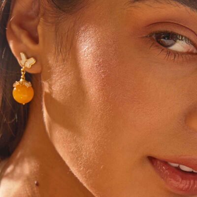 Nia Butterfly Amber Set