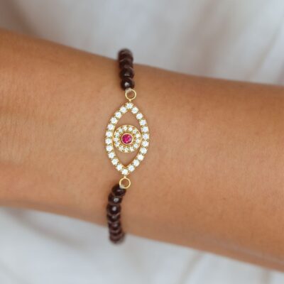 Ruby Eye Bracelet 2.0