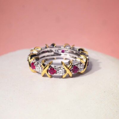 XO Ruby Diamond Ring