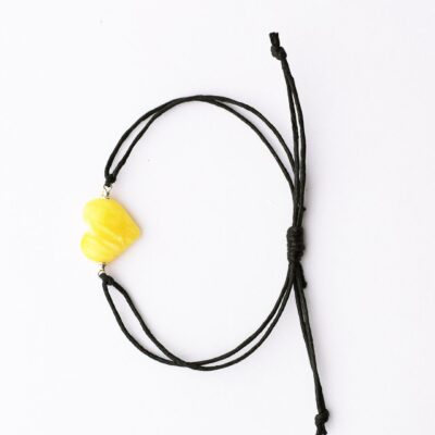 Amber Heart Bracelet