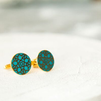 Hank Turquoise Men Cufflinks